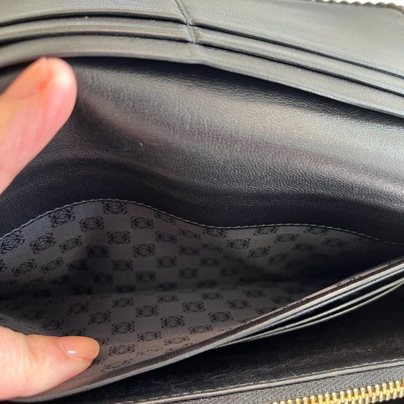 Loewe Anagram Tassel Leather Long Wallet in Light Gold - Picture 7 of 13